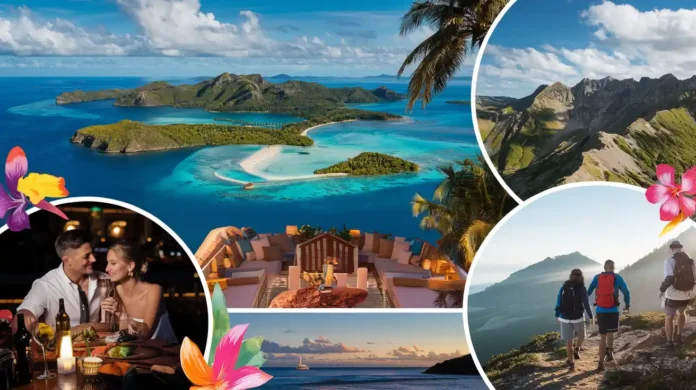 A scenic collage showcasing a Custom Travel Agencies