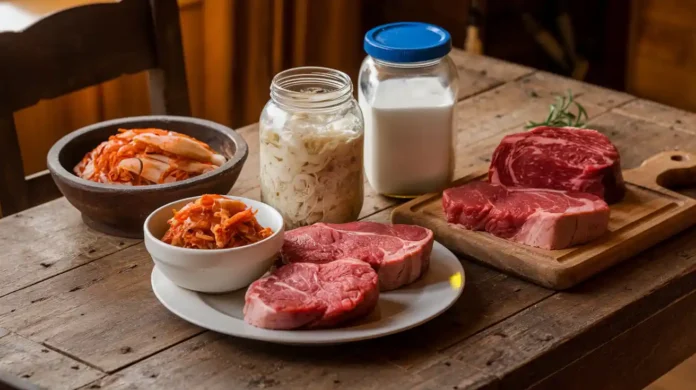 A visually appealing image of Fermented Foods in a Carnivore Diet